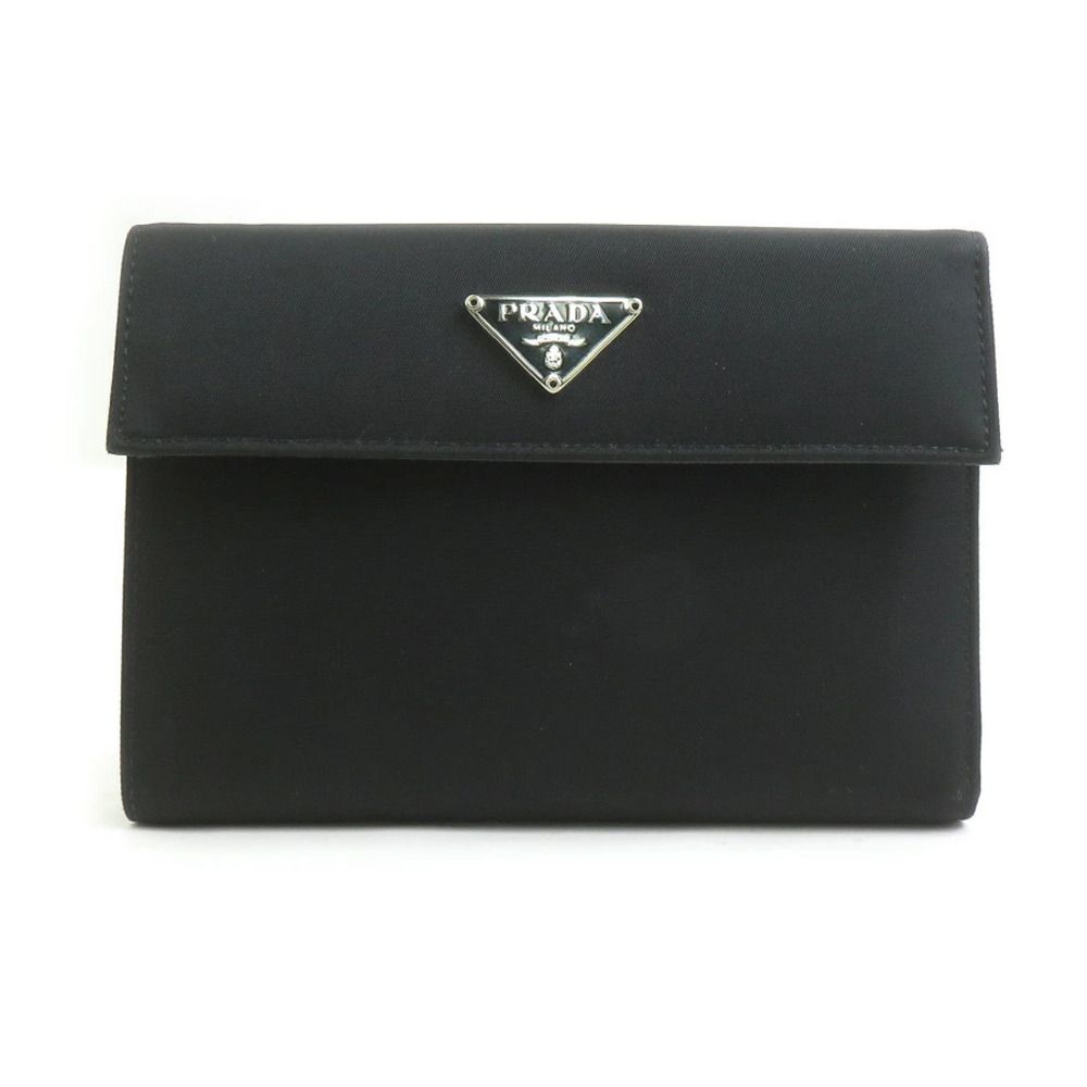 Prada Tri fold Wallet Black